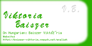 viktoria baiszer business card